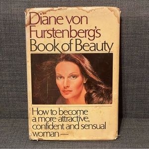 Diane von Furstenberg's Book of Beauty (Hardcover, 1st Ed., 1976) with Dustcover
